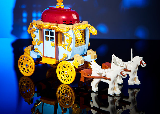 Magic Book Carriage Enfants Assemblée éducative Bâtiment Blocs Jouet