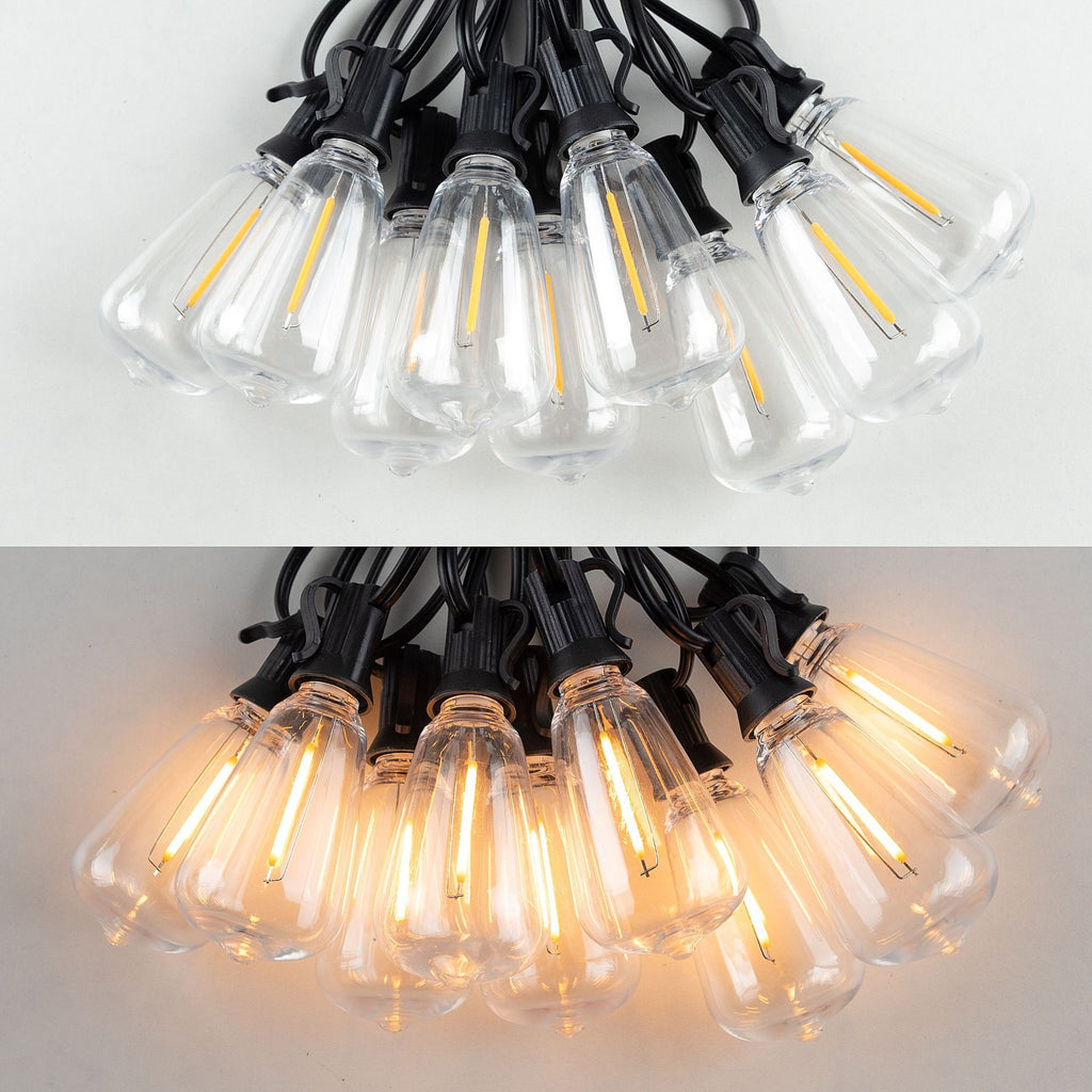 Outdoor imperméable en plastique de Noël chaîne de lampe décorative