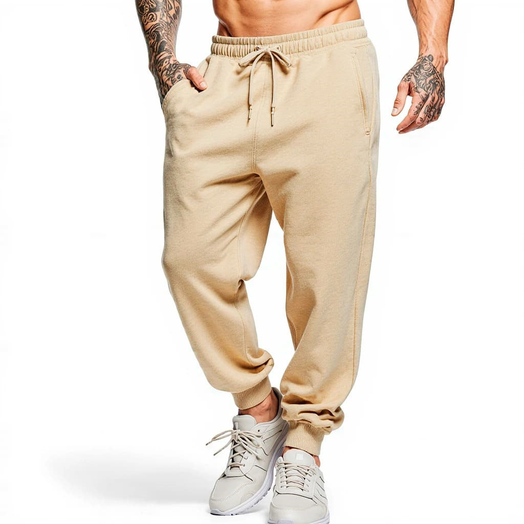Pantalons de cordons de serrage polyvalents et élégants pour hommes