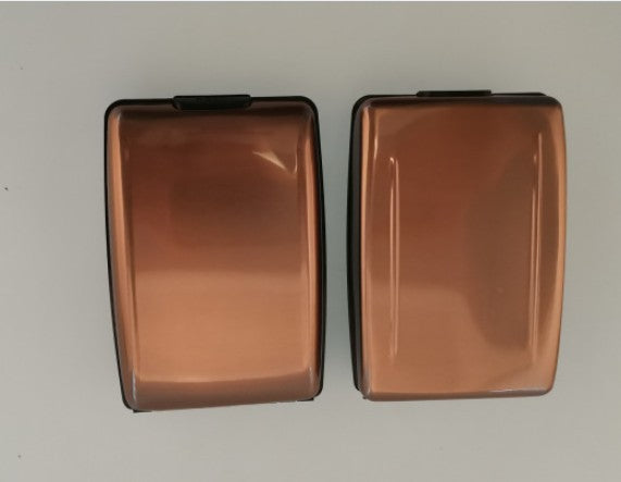 Porte-carte bancaire en aluminium