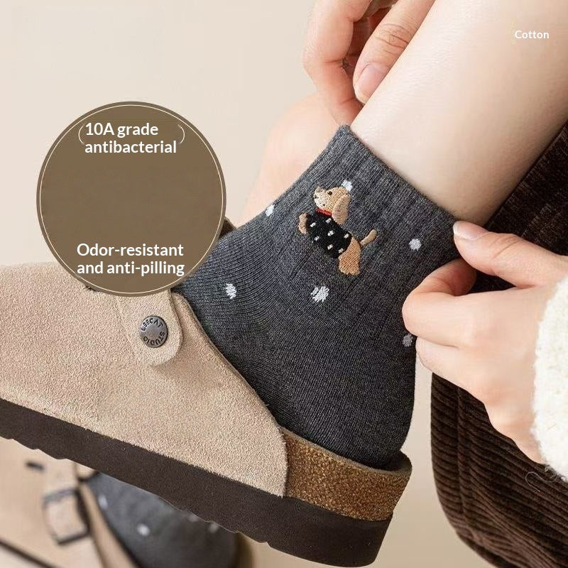 Chaussettes désodorisantes et antibactériennes pour femmes