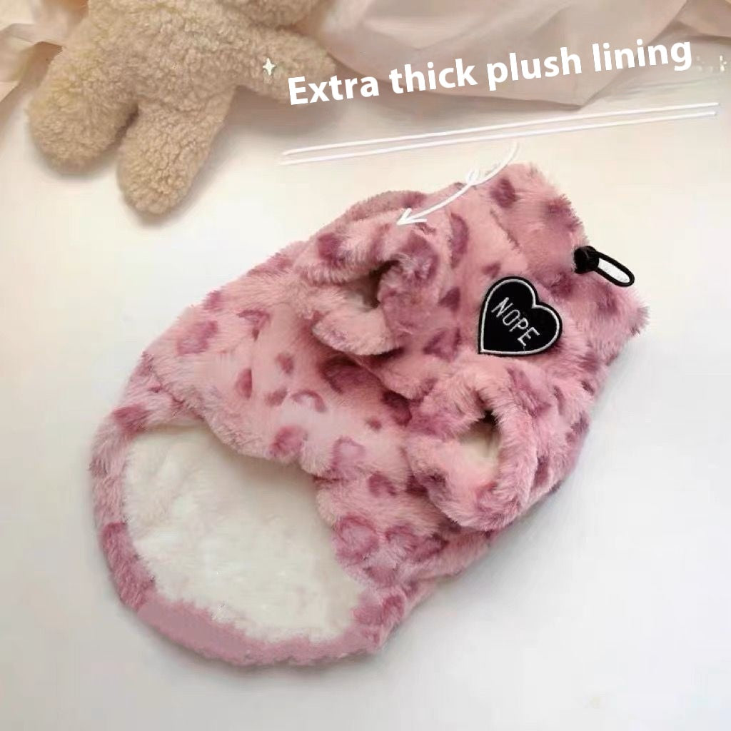 Vêtements pour chiots Thermique Extra Épaisseur avec Chandail Fleece