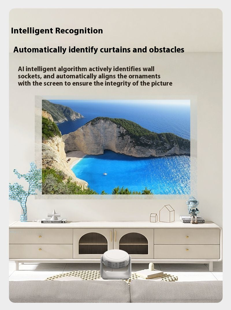 5G Smart Voice Projector HD 4K Home Day Direct Wall Automatic Wifi Smart Projector