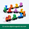 Magnetic Digital Little Train Math Jouet de réflexion sur l'éducation précoce