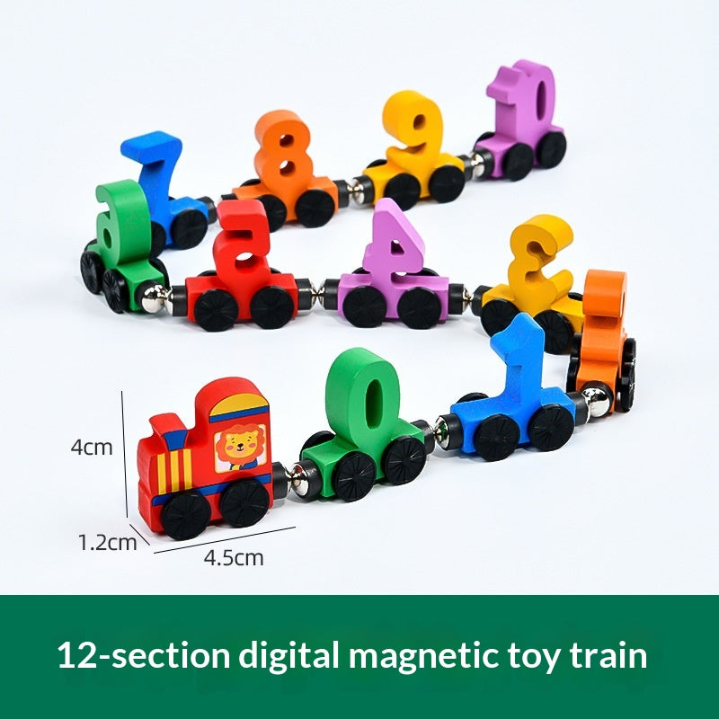 Magnetic Digital Little Train Math Jouet de réflexion sur l'éducation précoce