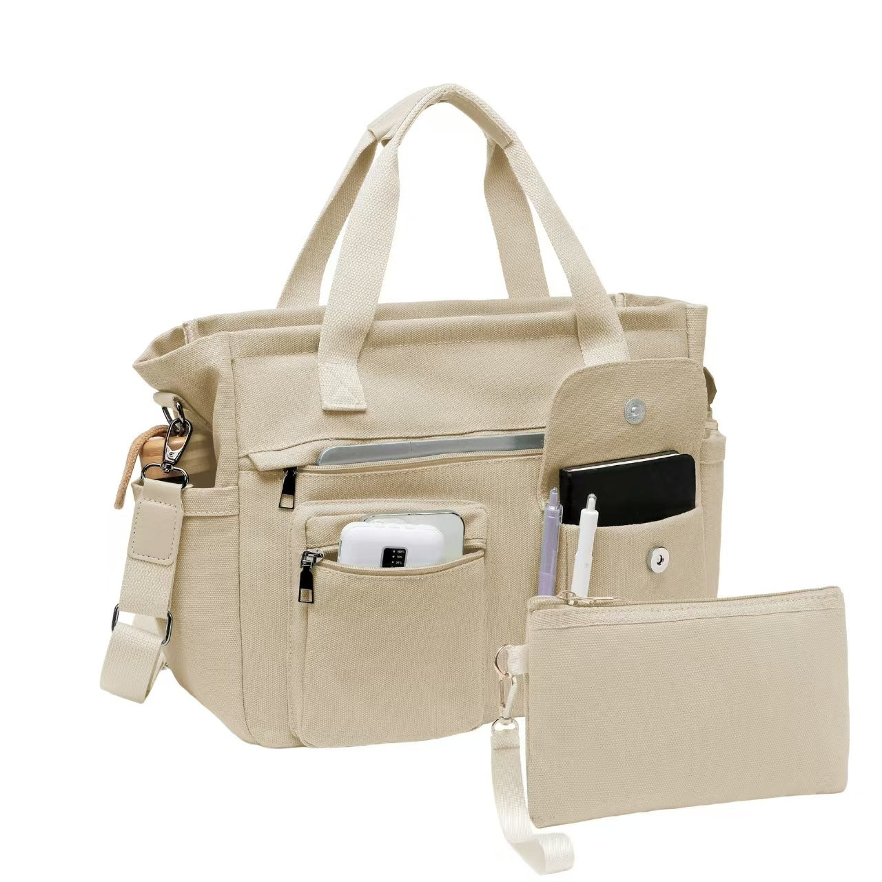 Grande capacité Casual Toile épaule et sac de corps pour les femmes