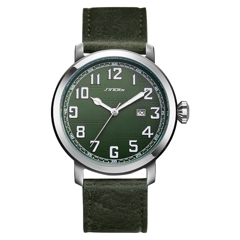 Montre de mode pour hommes Montre de quartz imperméable lumineuse