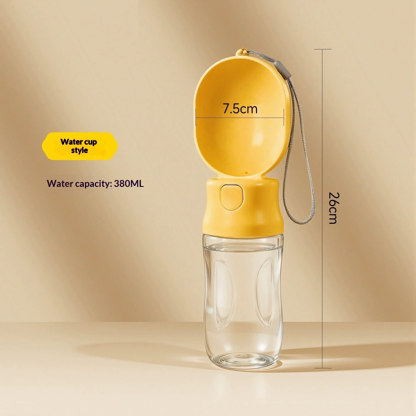 Distributeur d'eau portable pour animaux de compagnie pour les sorties