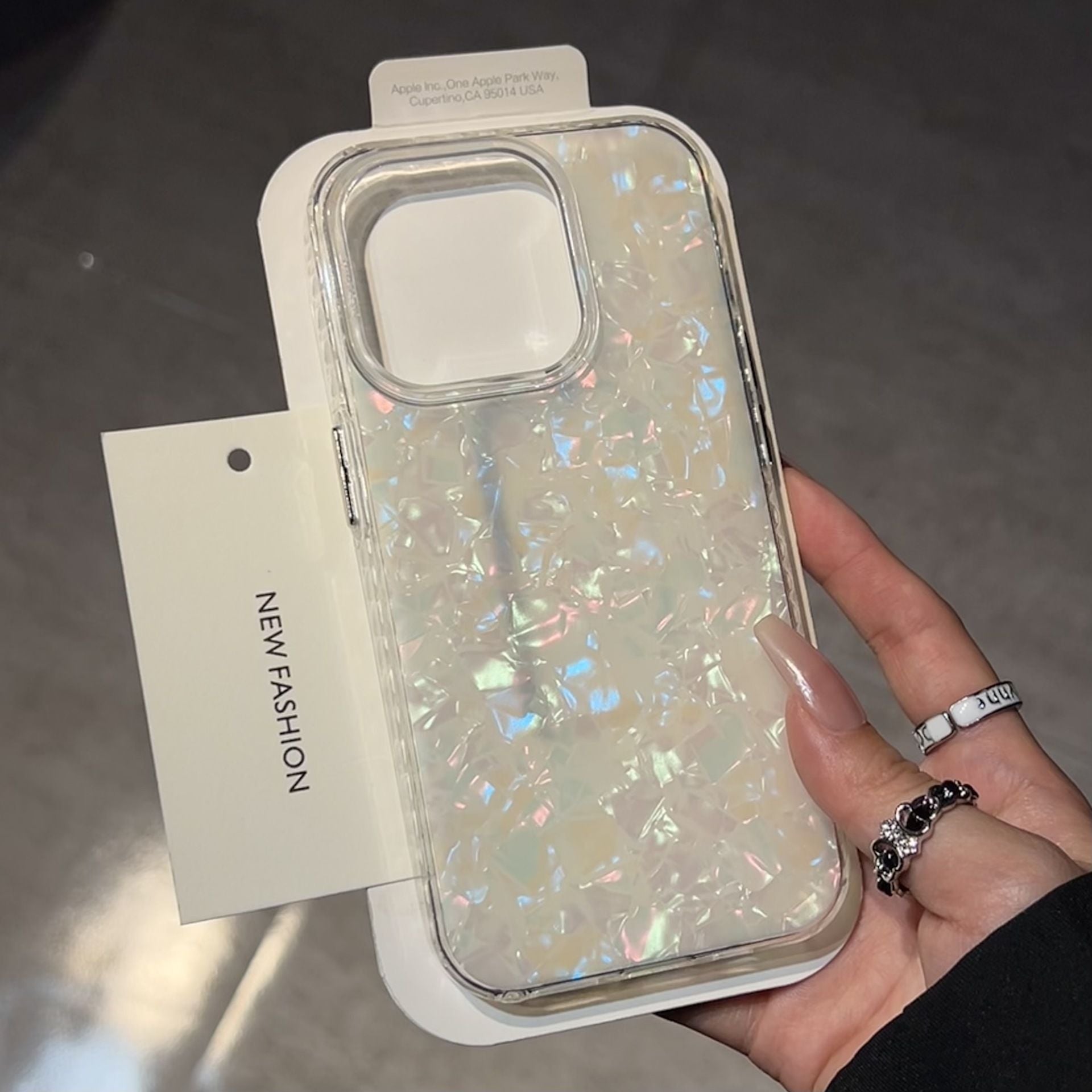 Étui de téléphone d'été avec motif Shell à gros trous