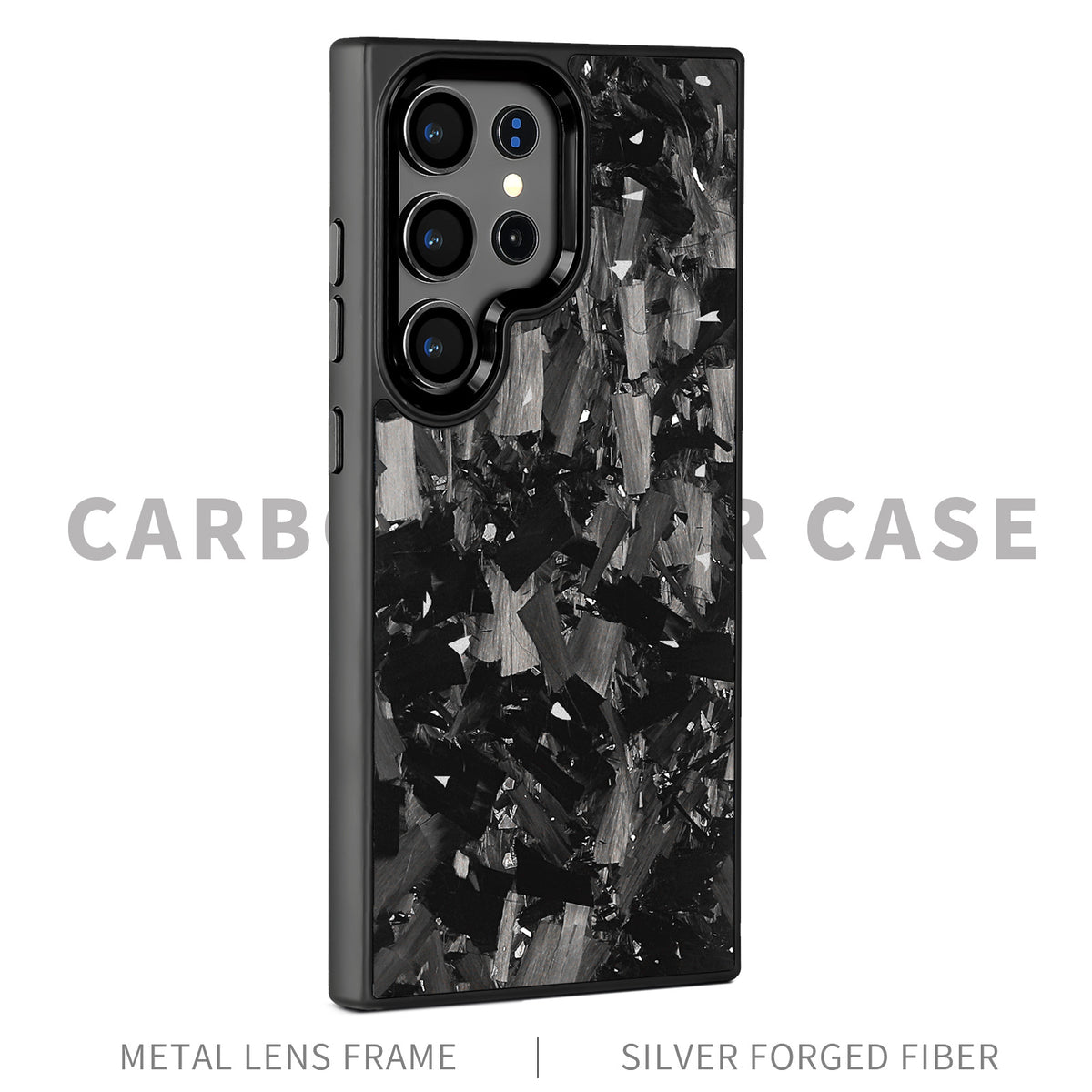 Magnetic Forged Carbon Fibre Shell Téléphone étui protecteur
