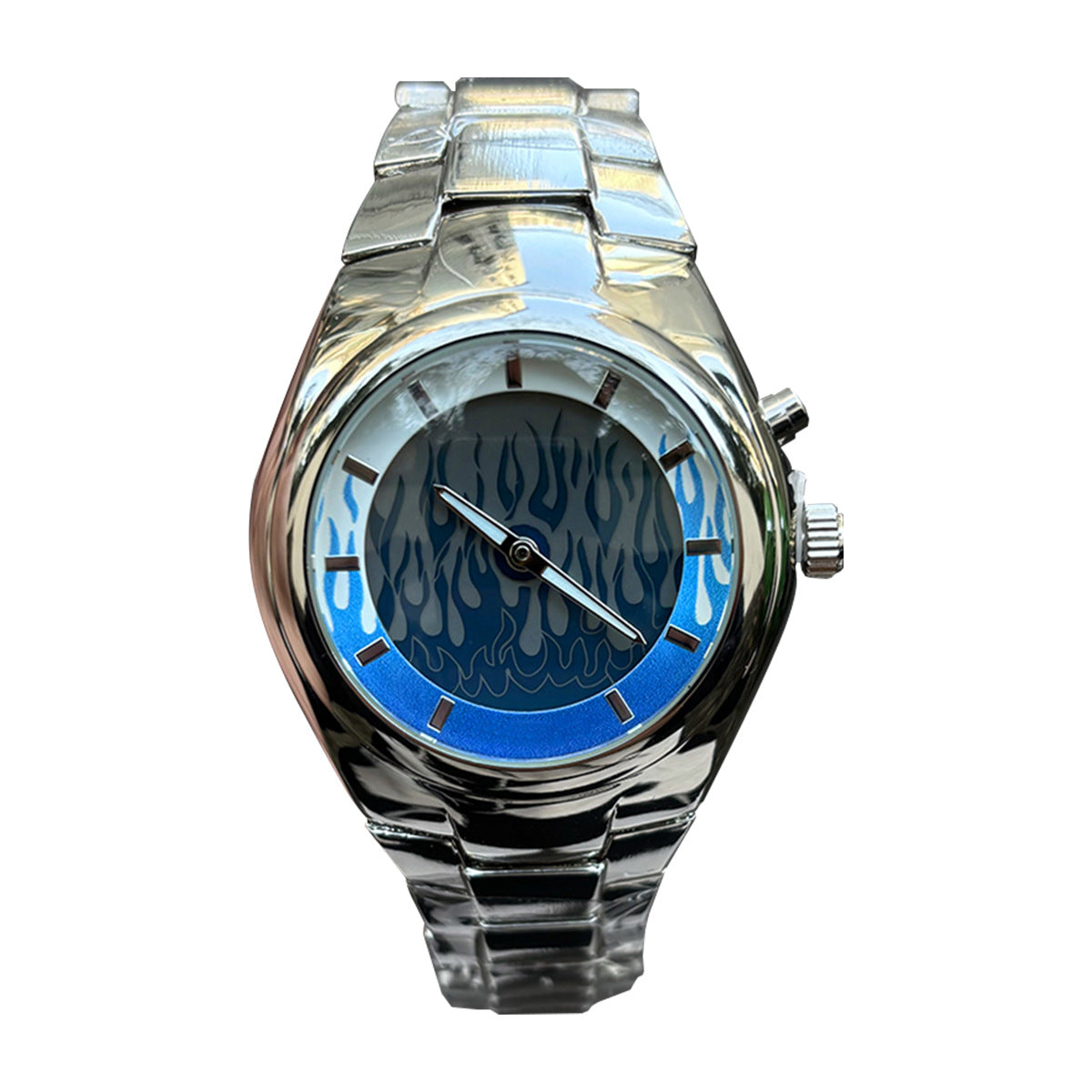 Montre pour hommes Creative Dynamic Flame inspirée de Y2K