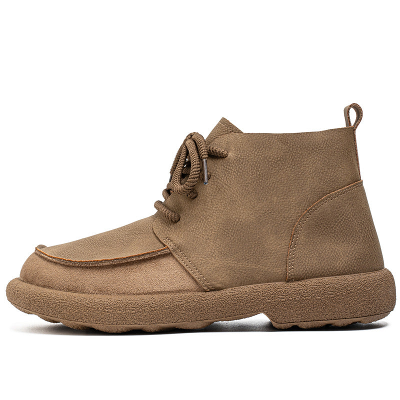 Bottes de travail pour hommes de mode rétro plus grande taille