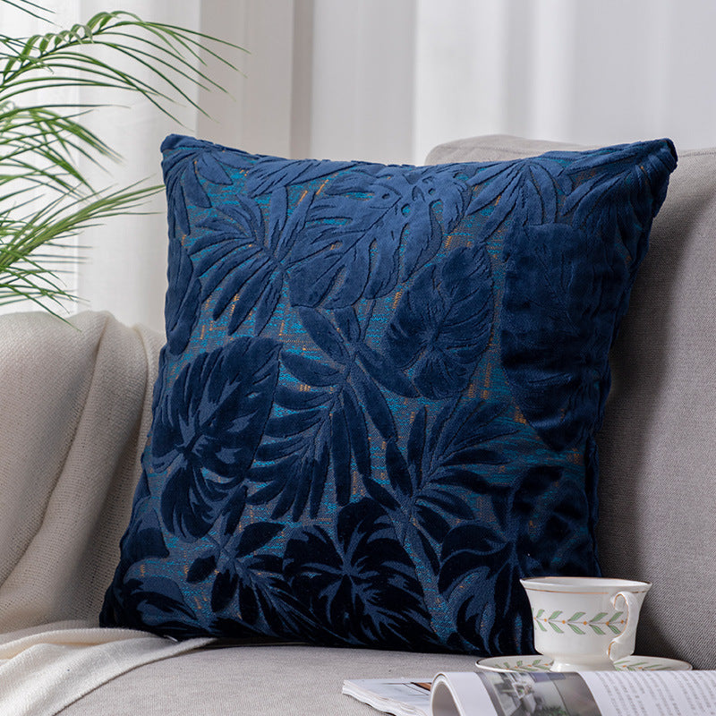Coussin d'érable Coussin dossier oreiller Grande housse de boulon côté lit avec tissu coupé-pile
