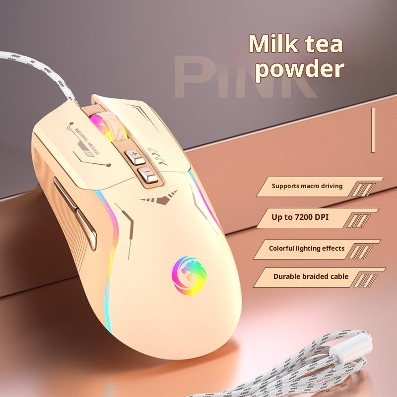 Gaming E-sports Maison Souris filaire universelle
