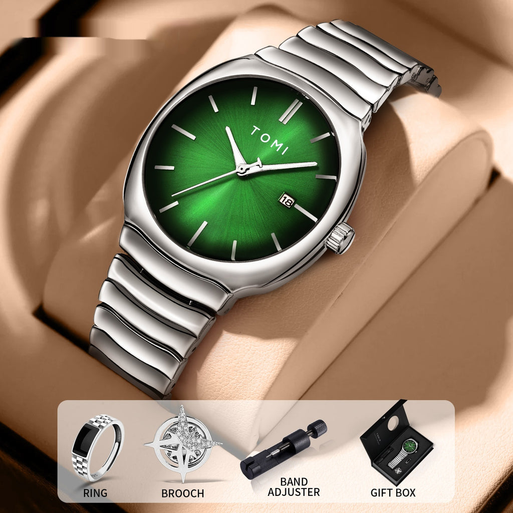Montre Quartz d'affaires simple et élégante pour hommes