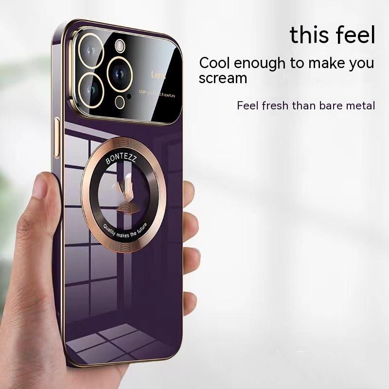 Apple 14 Case de téléphone Secondes à 15 grandes fenêtres Porcelaine cuite sans logo Suct magnétique