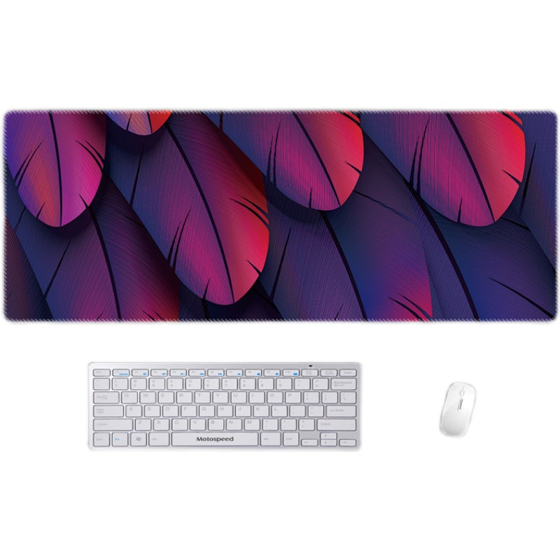 Noir Rouge Mouse Pad Xxl Noir Personnalité Mode Mouse Art Pad Notebook Ordinateur Pad Desk
