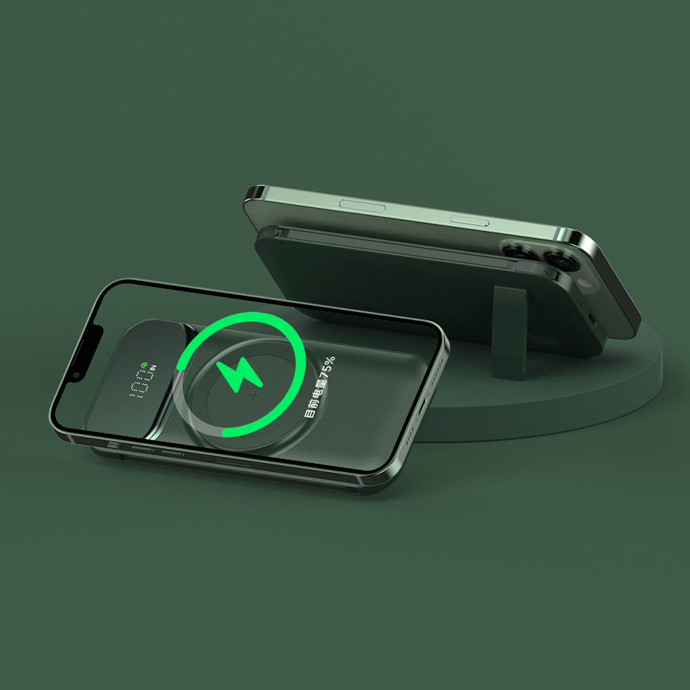 Alimentation de recharge sans fil portable magnétique