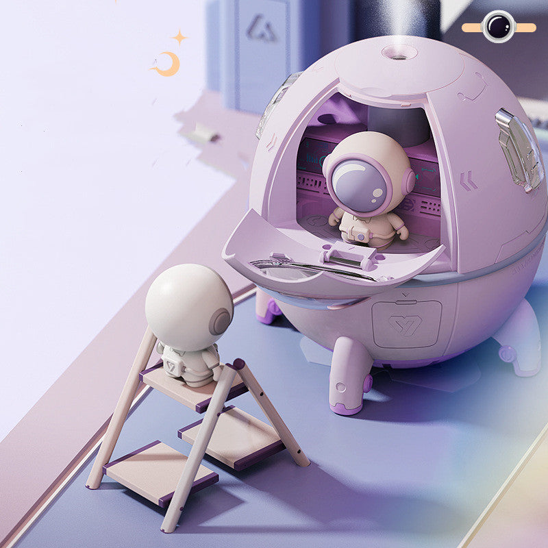 Ornements d'humidificateur d'astronaute USB hydratant la décoration maison