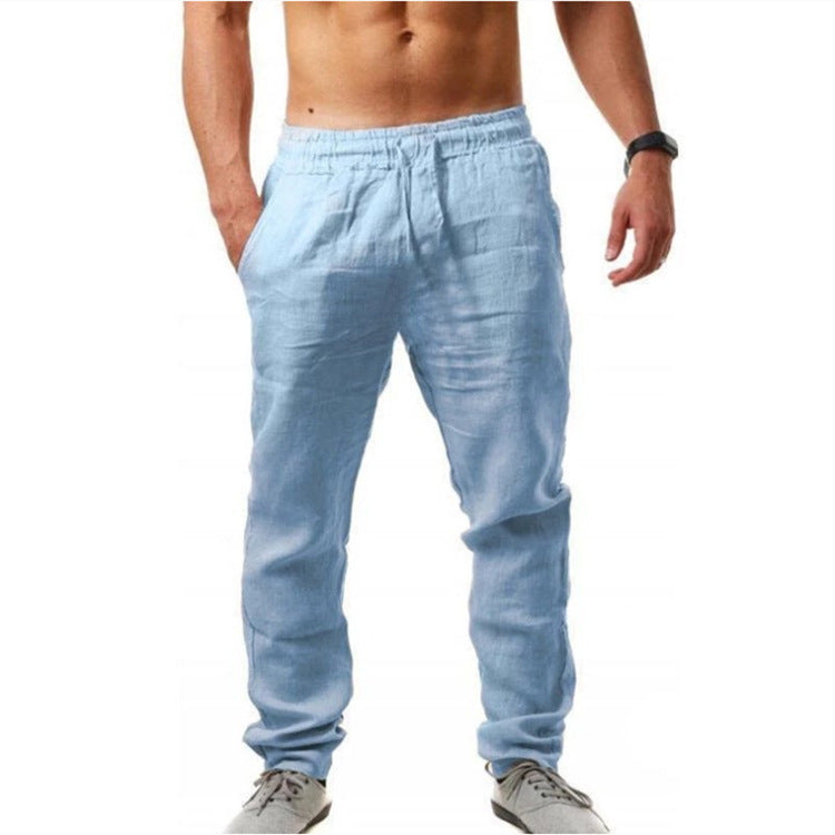 Pantalons de sport décontractés en coton respirant Hip-Hop pour hommes