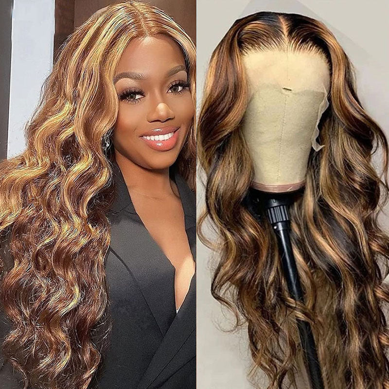 Perruque Dentelle avant P4 27 Véritable coiffure