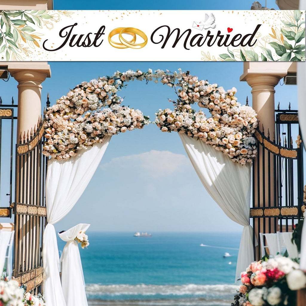 Bannière de mariage