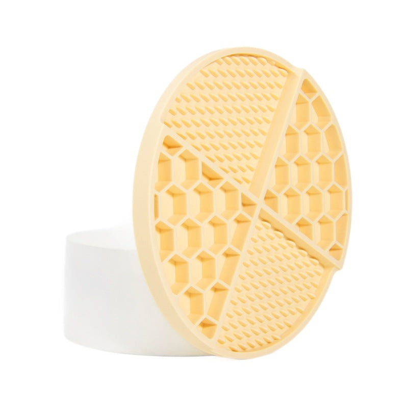 Bol alimentaire lent Silicone Licing Mat Plaque de collage