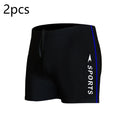Boxers anti-embarrassment maillot de bain Plus Taille Ressort Natation Trunks