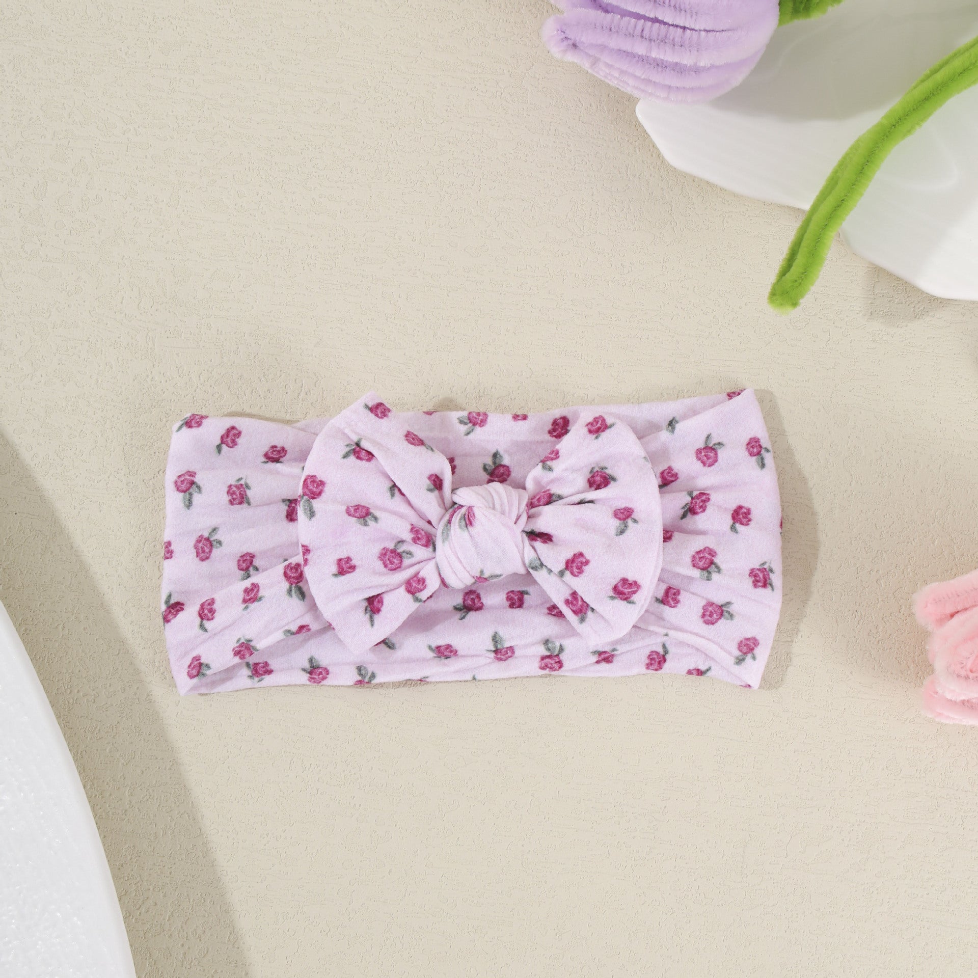 Enfants Mignon Bow-Knot élastique bande tête large