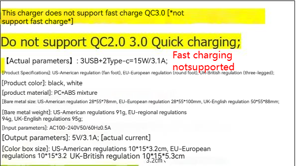 Chargement rapide Chargeur de téléphone mobile Type-c PD Trois USB Multi-port prise de voyage