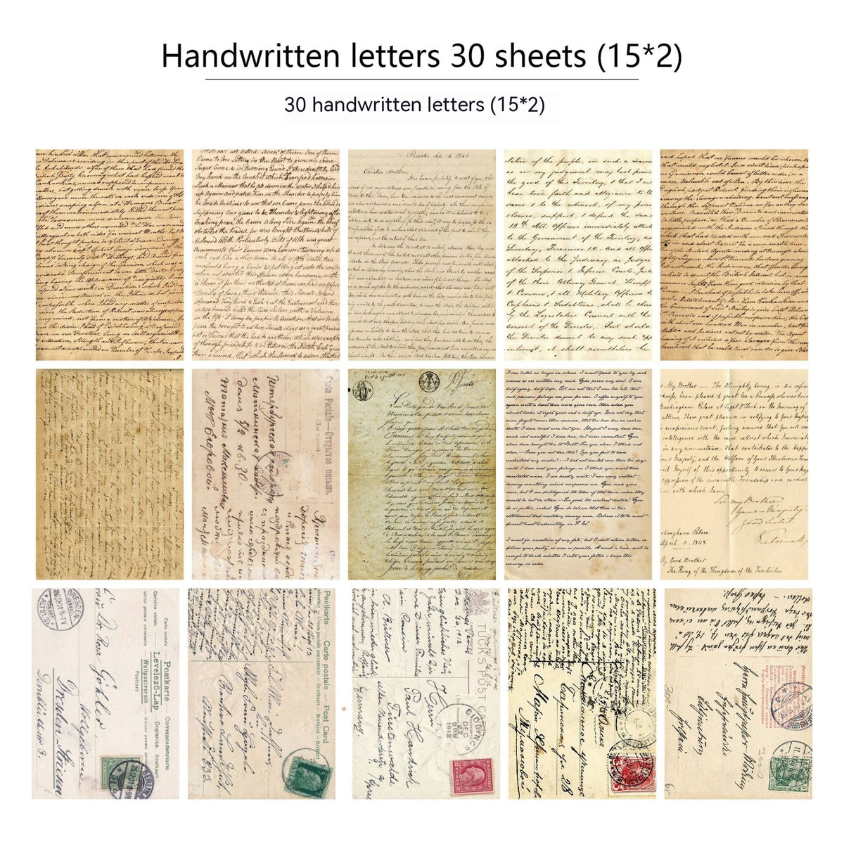 30 Pieces Journal Newspaper Decoration Scrapbook Material Paper