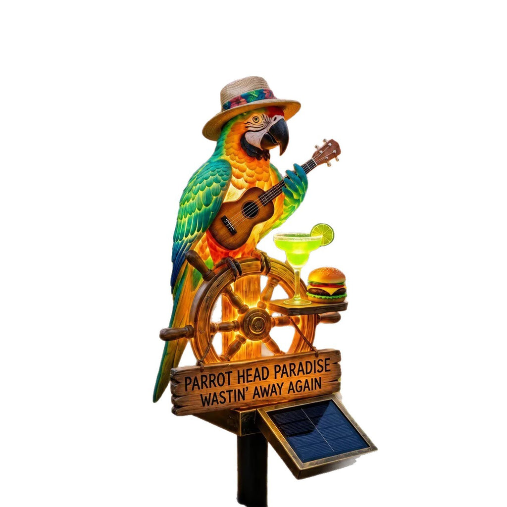 Guitare créative Parrot Résine Ornement Night Light