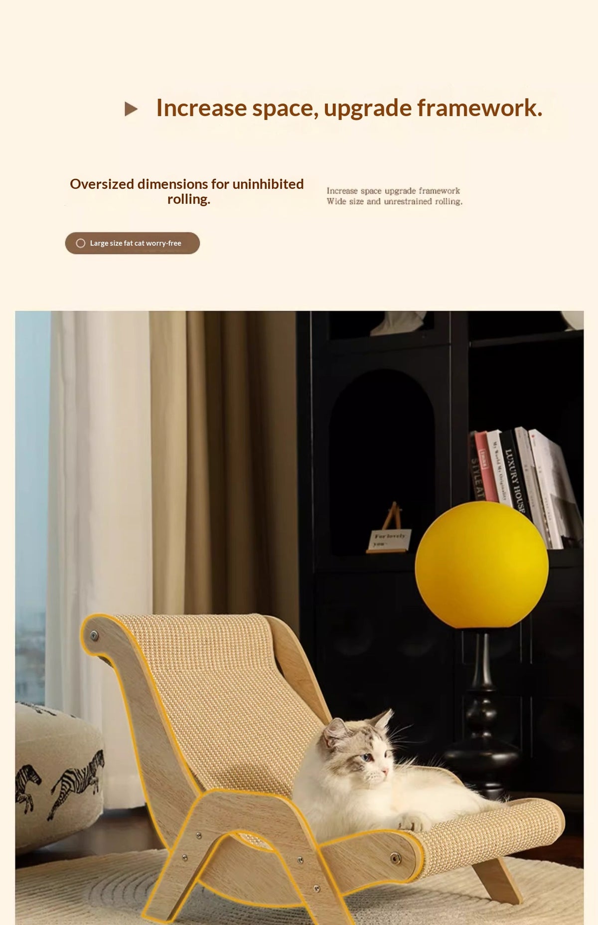 Sisal Cat Scratcher Bed Lounge