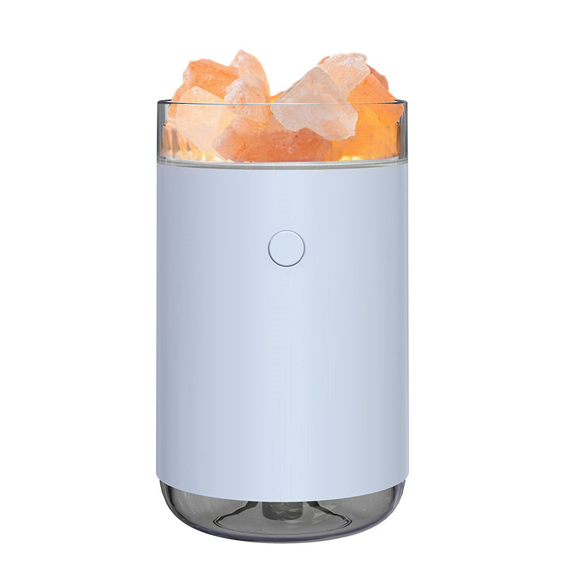 Air Humidificateur cristal Pierre de sel Bureau Aromathérapie Huile essentielle Diffuseur à ultrasons W