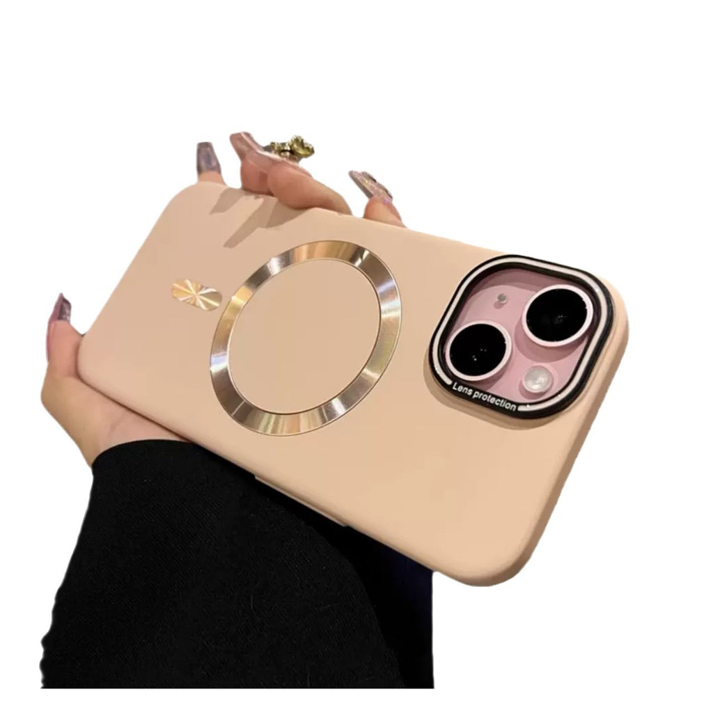 Cas avancé de téléphone magnétique solide en couleur