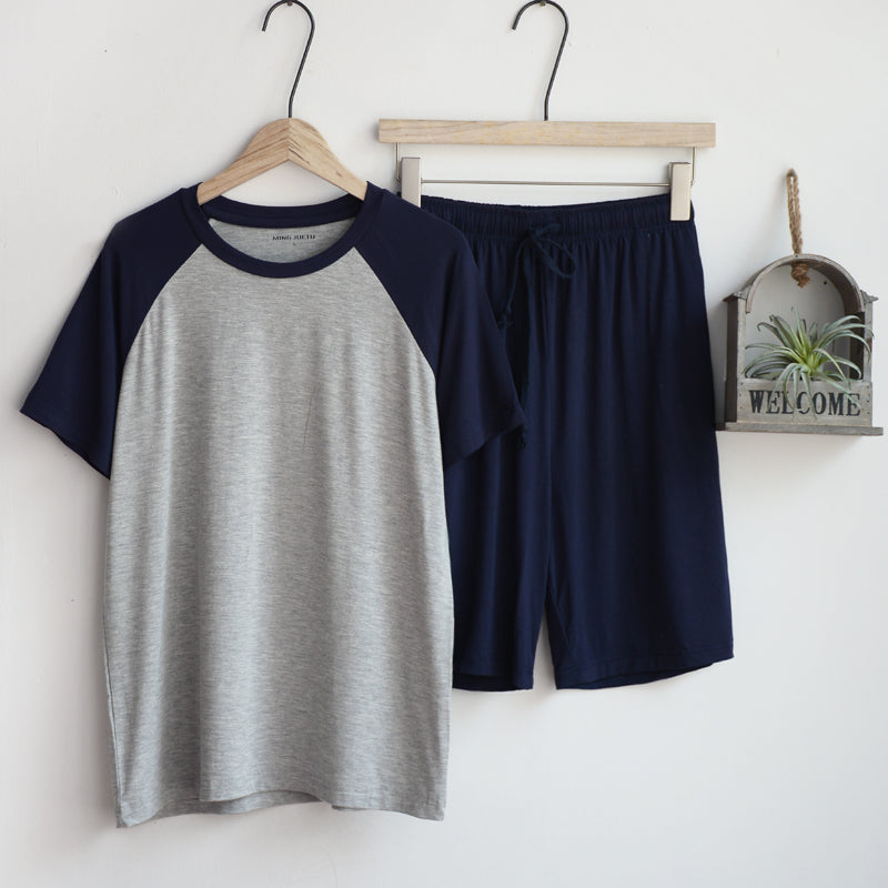 Ensemble modal de pyjamas d'été pour hommes