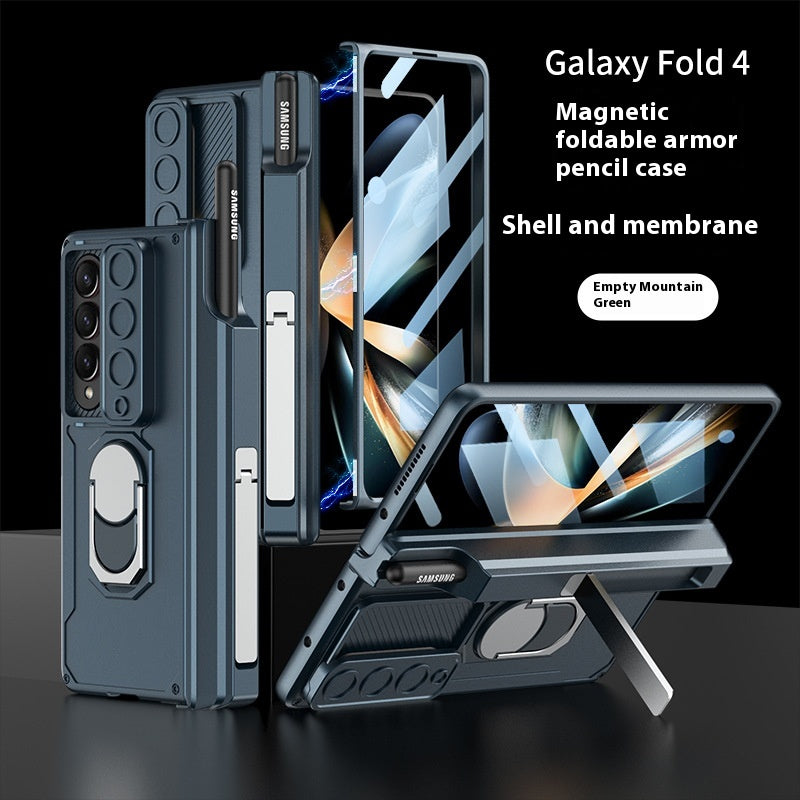 Coffret de protection magnétique pour boîtier de téléphone à charnière pliante