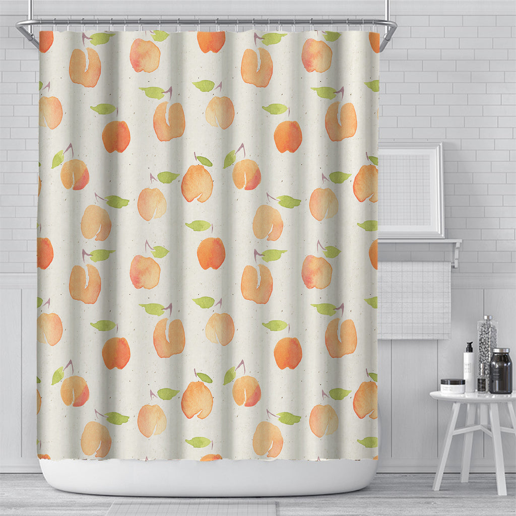 Plant Waterproof et Mildew Proof Digital Custom Rideau de salle de bains d'impression sans punch