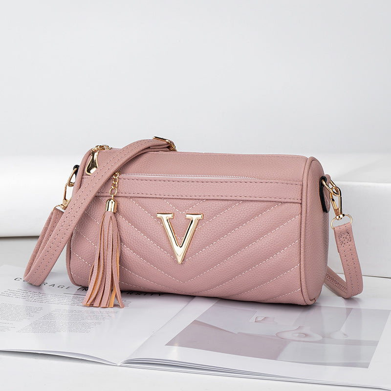 Sac à épaule rouge élégant et polyvalent