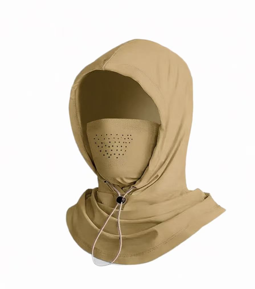 Masque visage écran solaire avec Hood Protection UV pleine face