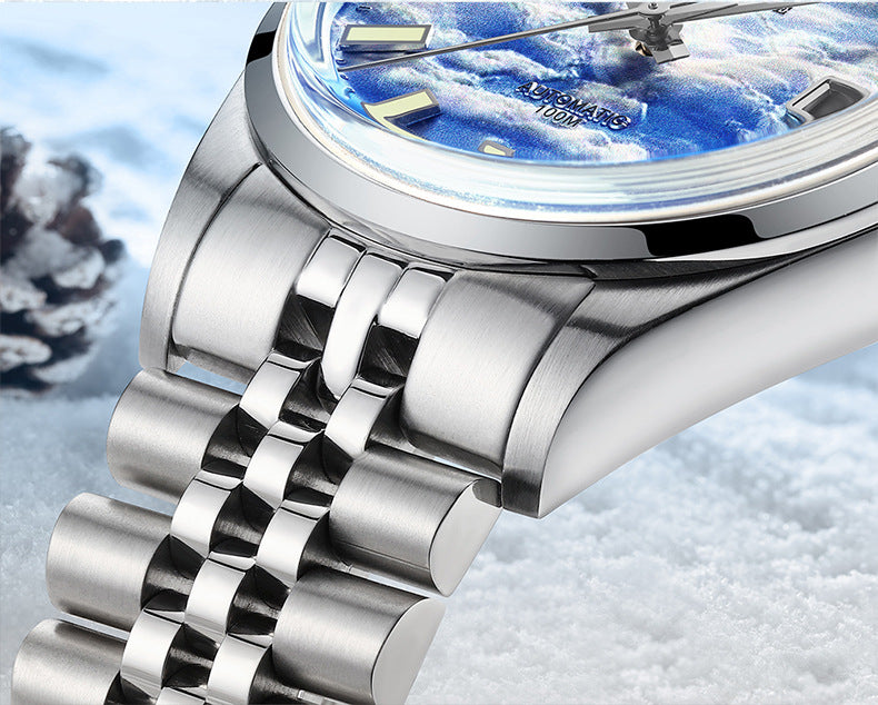 Montre mécanique automatique Lumineux montre homme étanche