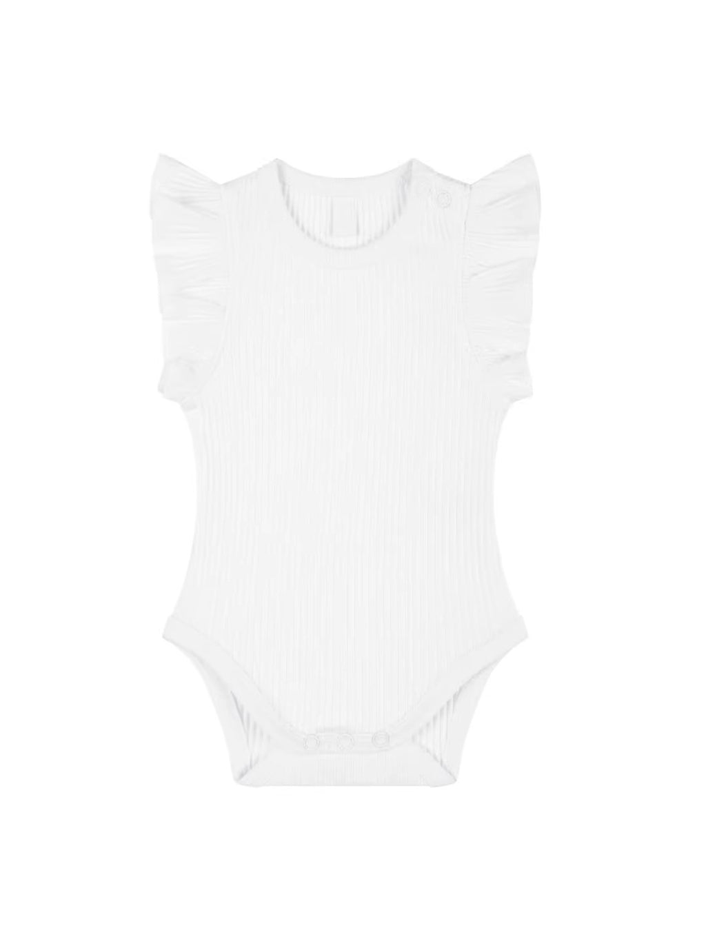 Bébé Romper tricoté à côtes