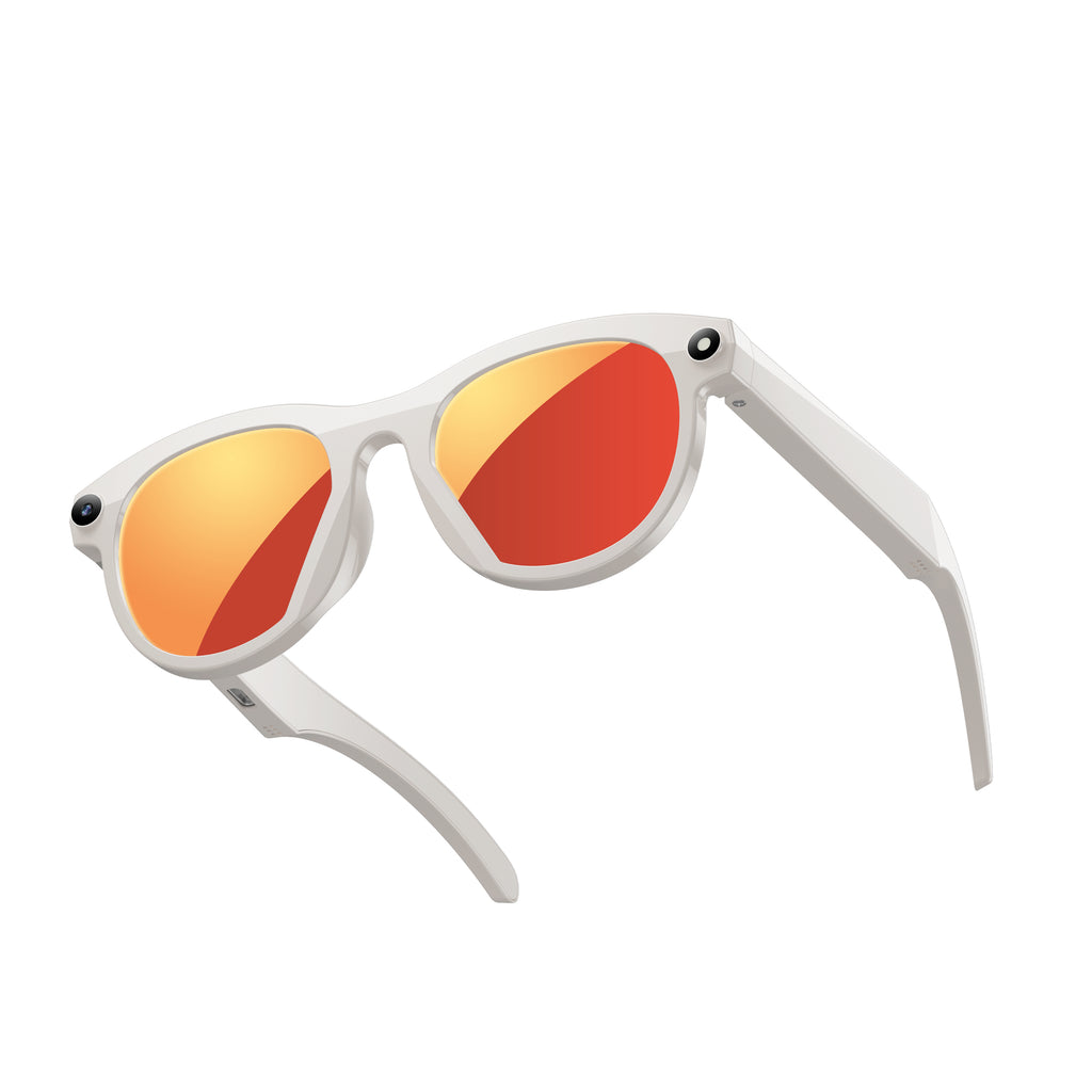 Lunettes intelligentes 2MP AI avec caméra Lunettes de soleil Bluetooth pour la traduction d'appel de musique M88