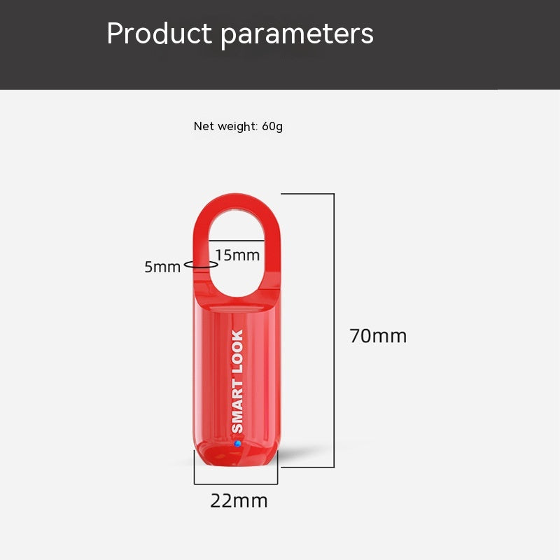 Serrure d'empreinte digitale du sac de charge USB