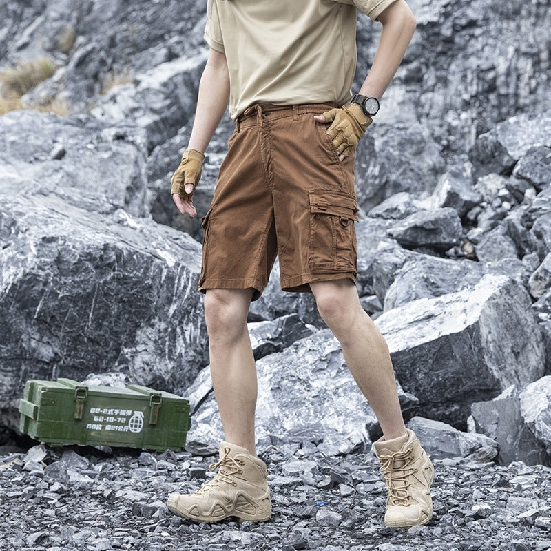 Pantalon de travail léger avec poches multiples pour hommes