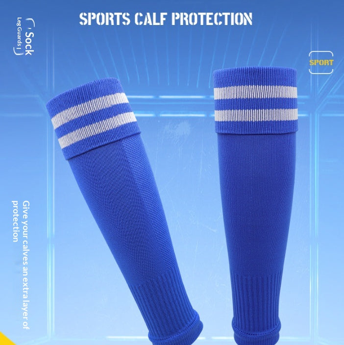 Chaussettes de soccer avec garde-jambes pour l'automne et l'hiver