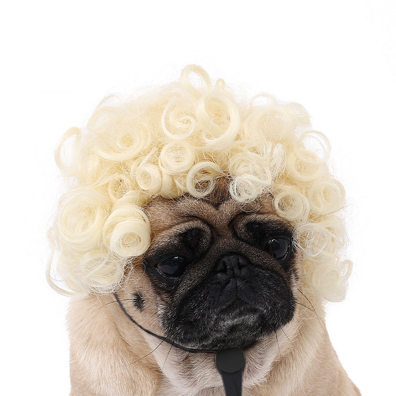 Halloween wig for curly or straight hair