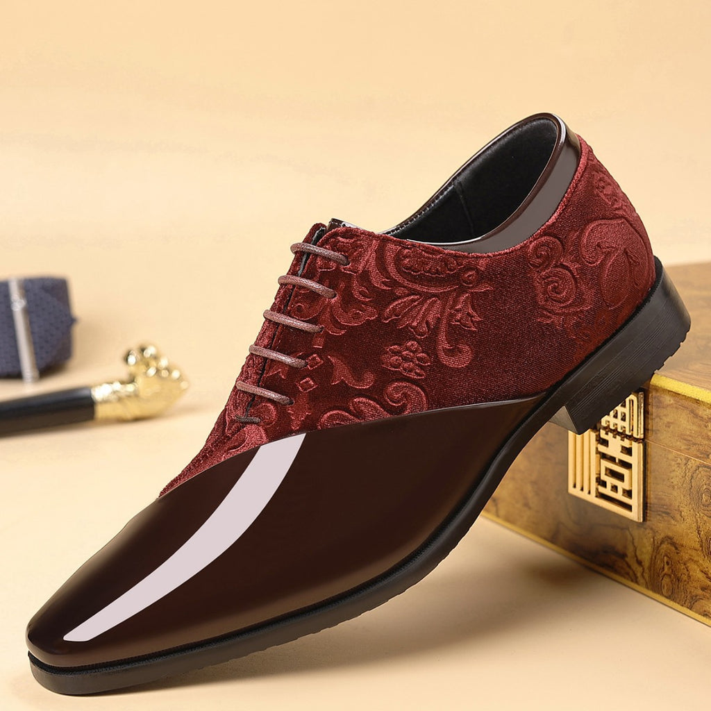 Chaussures Shiny Business Pointed orteil en cuir