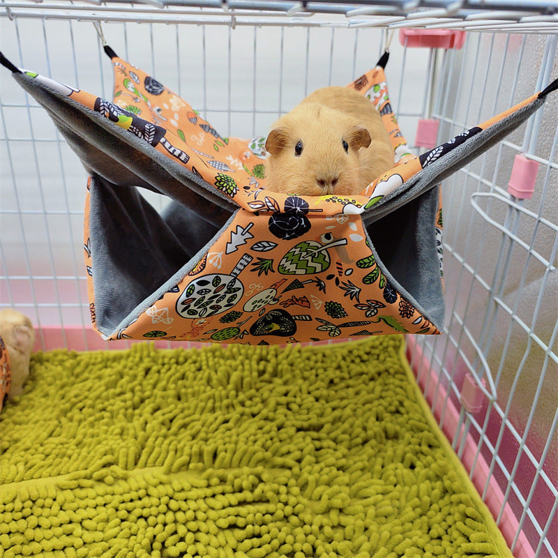 Chaud double couche Sandwich Hammock Pet