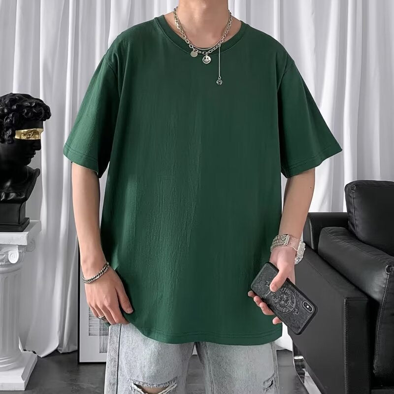 T-shirt à manches courtes de couleur candy pour homme
